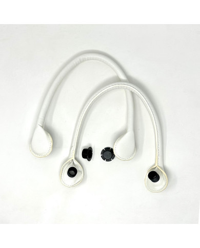 MANICI BORSA CON CHIUSURA VITE OBAG CM 54 BIANCO