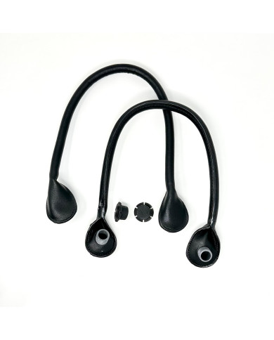 MANICI BORSA CON CHIUSURA VITE OBAG CM 54 NERO