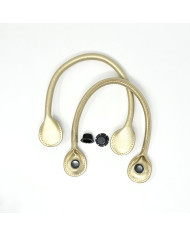 MANICI BORSA CON CHIUSURA VITE OBAG CM 54 ORO