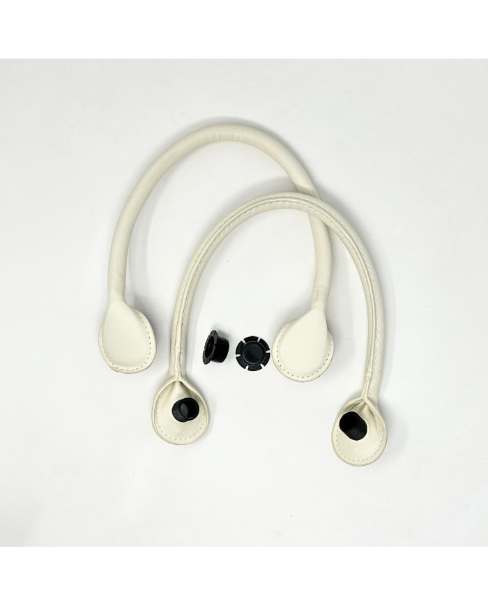 MANICI BORSA CON CHIUSURA VITE OBAG CM 54 PANNA