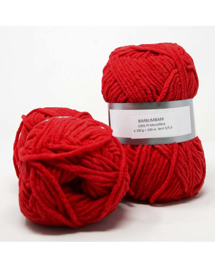 FILATO CF CINIGLIA (1 GOM X 100 GR) 30 ROSSO