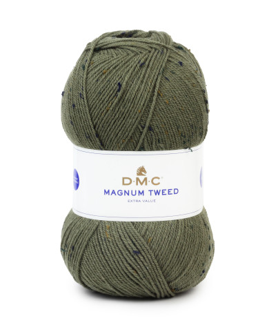 FILATO DMC MAGNUM TWEED 400 GR COL 083 VERDE