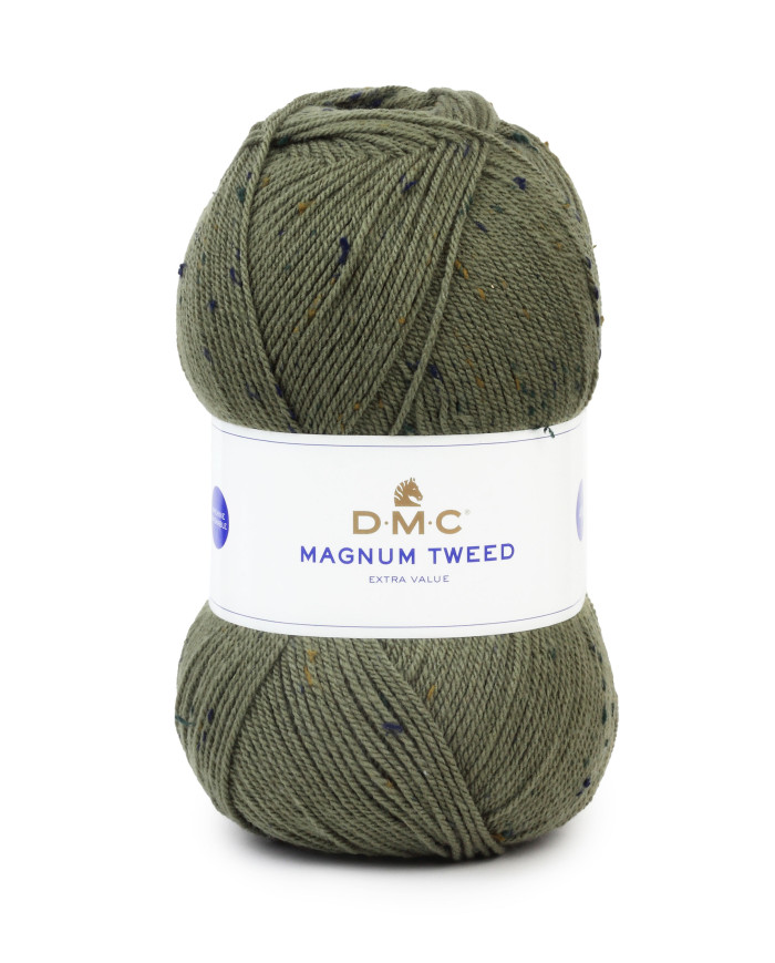 FILATO DMC MAGNUM TWEED 400 GR COL 083 VERDE