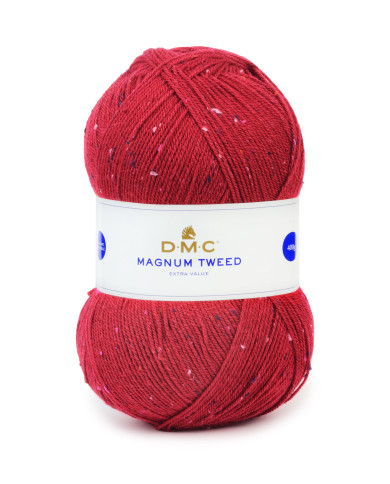 FILATO DMC MAGNUM TWEED 400 GR COL 052 BORDEAUX