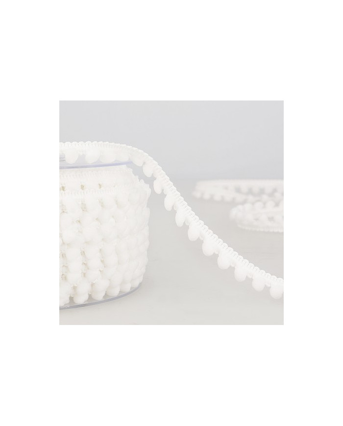 BORDURA POM PON S4959 COL 001 BIANCO