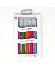 SET UNCINETTI LANA ALL. EASY GRIP CM 14 MIS.2-4 MM