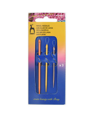 AGHI LANA CRUNA FUNE PERLON, SET 3 PEZZI COLOR