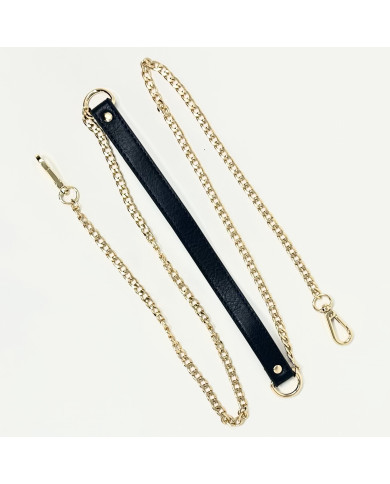 MANICO TRACOLLA MA144 CM 60 GOLD BLU