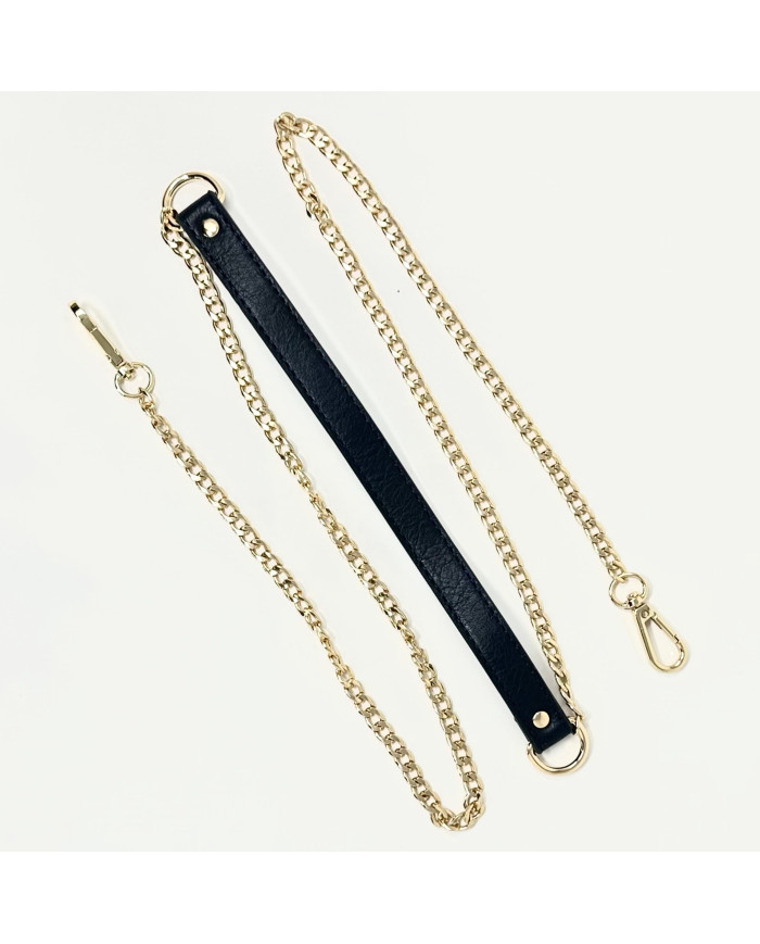 MANICO TRACOLLA MA144 CM 60 GOLD BLU