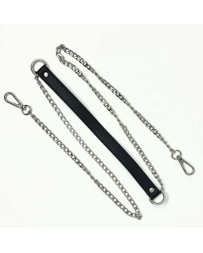 MANICO TRACOLLA MA144 CM 60 SILVER BLU