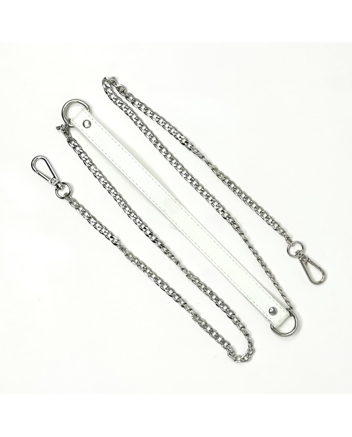 MANICO TRACOLLA MA144 CM 60 SILVER PANNA