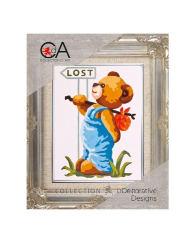KIT MEZZOPUNTO CDA CM 20 X 25 ORSO LOST