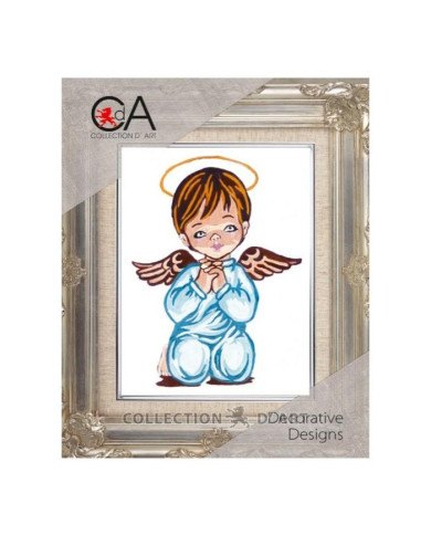 KIT MEZZOPUNTO CDA CM 20 X 25 ANGIOLETTO PREGHIERA