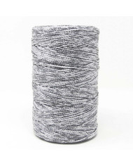 CORDINO ITALICO (500 G) COL 49 BIANCO / LAME NERO