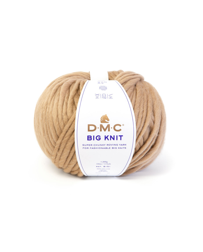 FILATO DMC BIG KNIT 200 GR COL 101 MARRONE