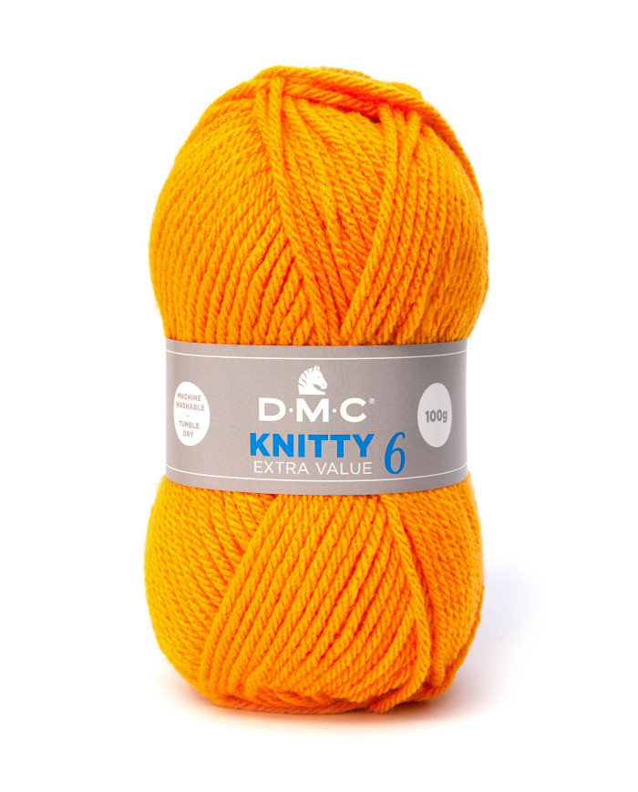 FILATO DMC KNITTY 6 100 GR. COL 623 ARANCIO