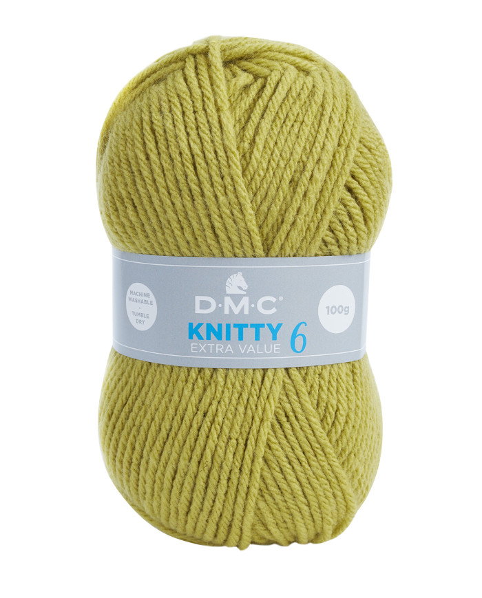 FILATO DMC KNITTY 6 100 GR. COL 785 PISTACCHIO