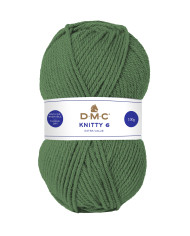 FILATO DMC KNITTY 6 100 GR. COL 904 VERDE MILITARE