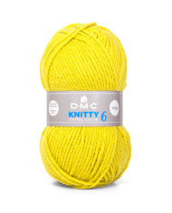 FILATO DMC KNITTY 6 100 GR. COL 819 GIALLO LIMONE