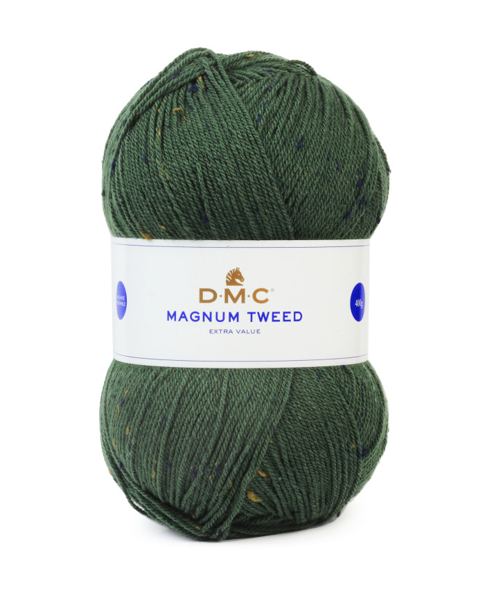 FILATO DMC MAGNUM TWEED 400 GR COL 086 VERDE SCURO