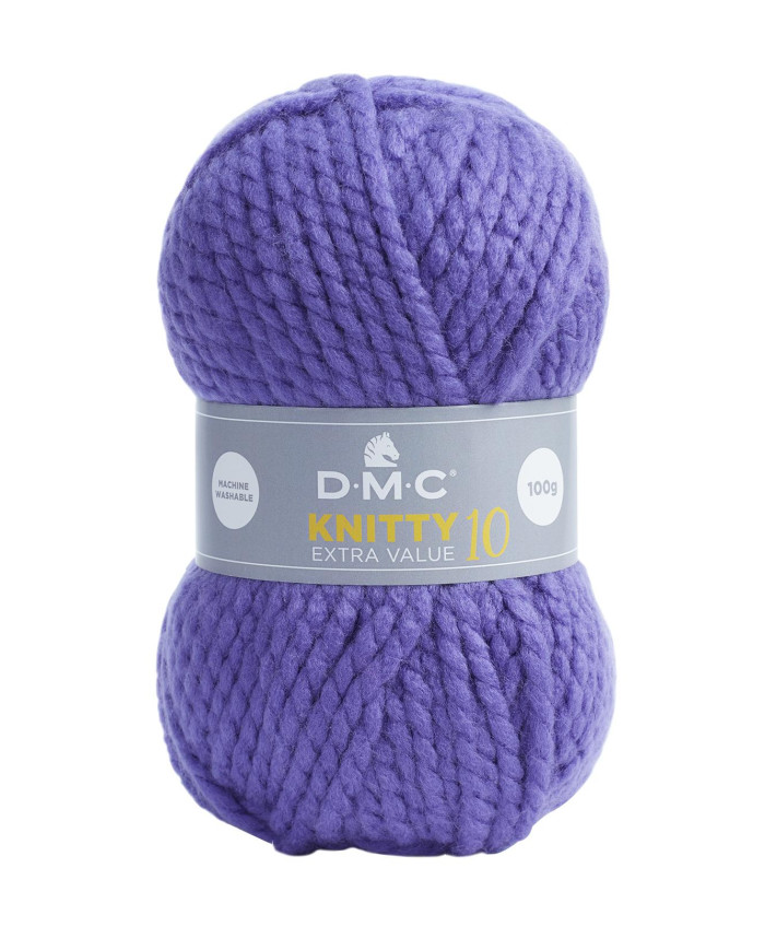 FILATO DMC KNITTY10 100 GR. COL 884 LILLA