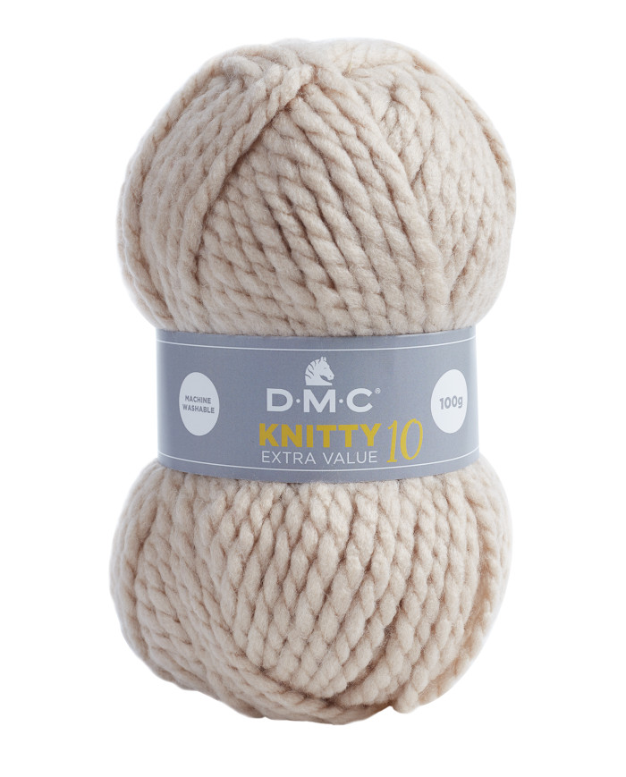 FILATO DMC KNITTY10 100 GR. COL 936 NATURALE