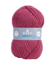 FILATO DMC KNITTY 6 100 GR. COL 846 CILIEGIA