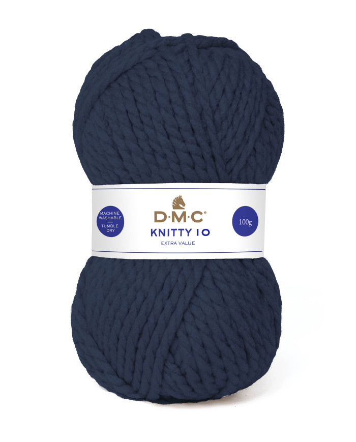 FILATO DMC KNITTY10 100 GR. COL 611 BLU