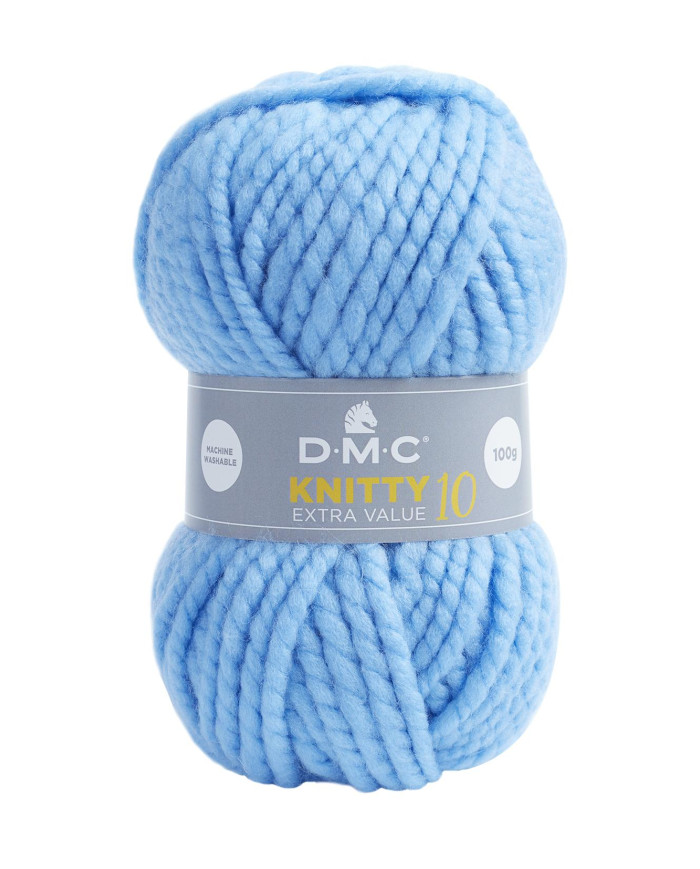 FILATO DMC KNITTY10 100 GR. COL 969 AZZURRO