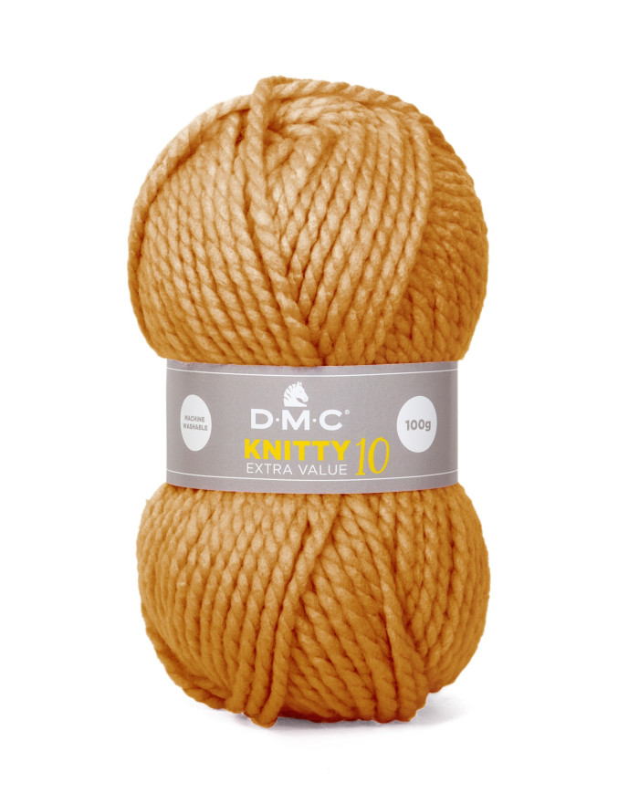 FILATO DMC KNITTY10 100 GR. COL 766 SENAPE