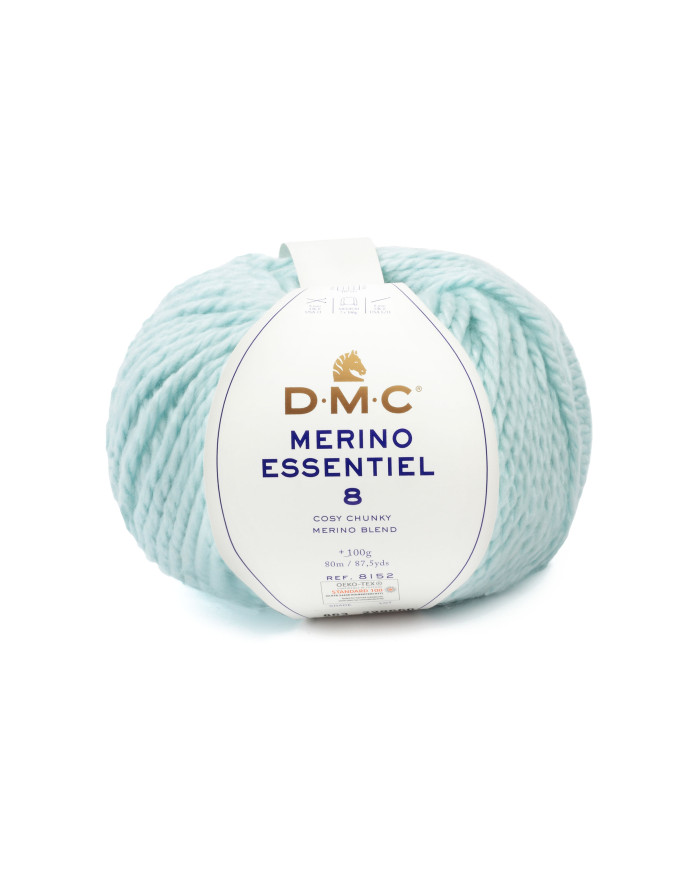 FILATO DMC MERINO ESSENTIEL 8 COL 863 TURCHESE CH.