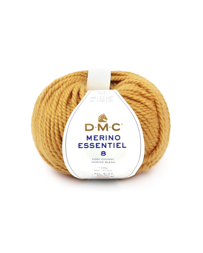 FILATO DMC MERINO ESSENTIEL 8 COL 878 SENAPE