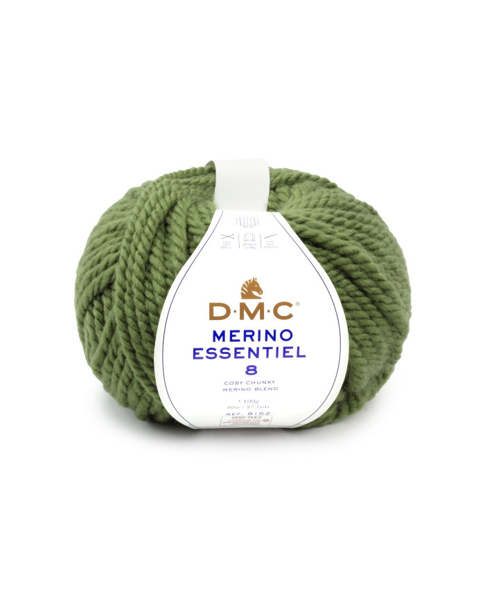 FILATO DMC MERINO ESSENTIEL 8 COL 874 VERDE