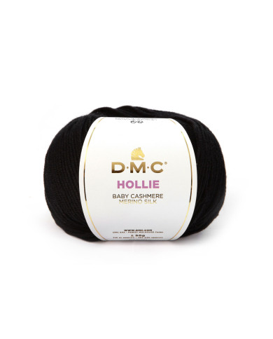 FILATO DMC HOLLIE 50 GR COL 490 NERO