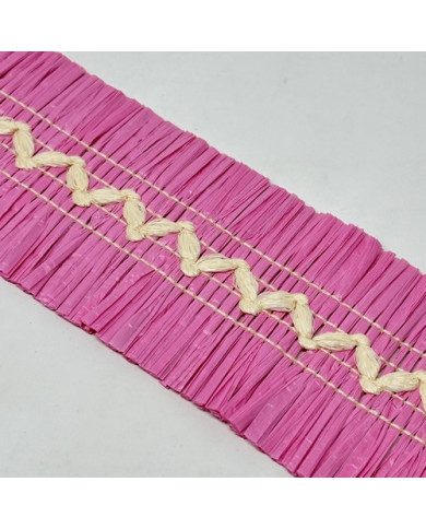 NASTRO ALTO RAFIA GRECA CENTRALE 39 ROSA SC.