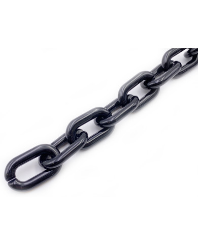 CATENA PER BORSE 726 (1 M.) RESINA, 2,5 CM NERO