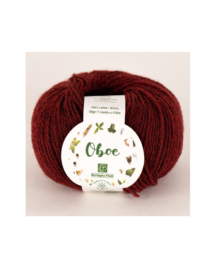 FILATO OBOE BERTAGNA (1 GOM X 50 GR) BORDEAUX