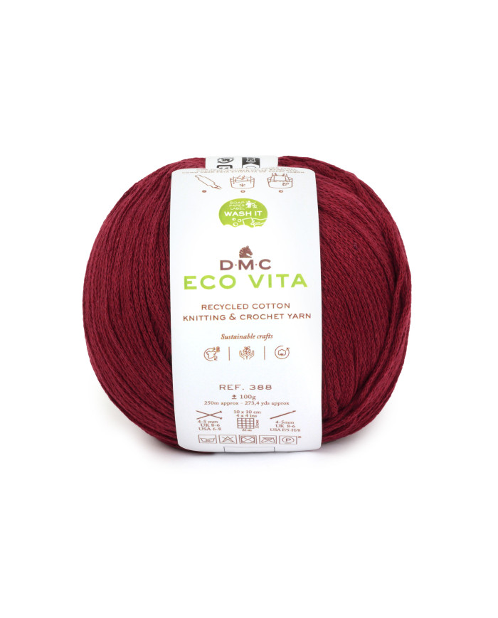 DMC ECO VITA (100 GR) MM 3 055 BORDEAUX