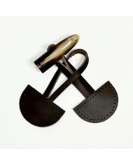 ALAMARI 9404 PELLE/CORNO MARRONE