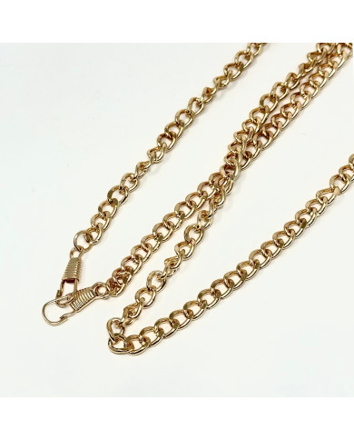 CATENA PER BORSE NICKEL FREE CM 110 GRANDE ORO