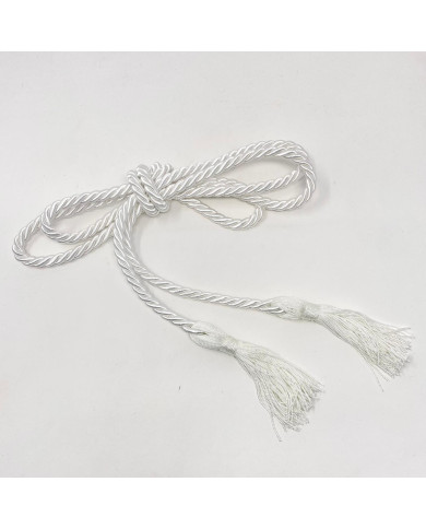 CINGOLETTO TIPO LUCIDO CON FIOCCO 0424 BIANCO