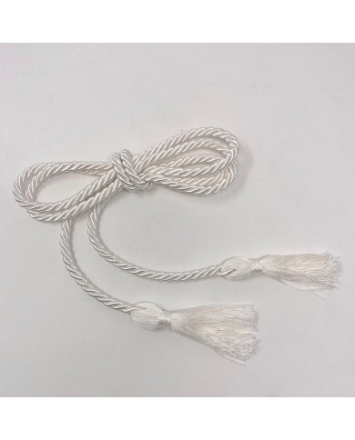 CINGOLETTO TIPO LUCIDO CON FIOCCO 0401 PANNA