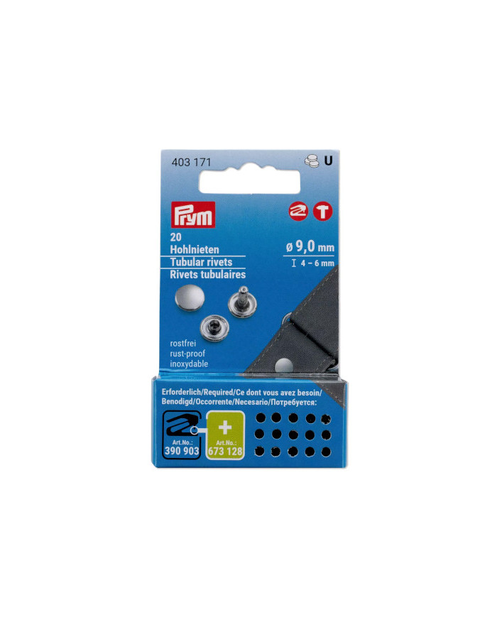 RIVETTI TUBOLARI OTT. INOX 4-6 MM ARG. (20 PZ)