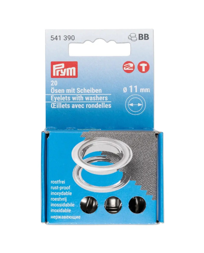 OCCHIELLI E RONDELLE -11 MM ARGENTO (20 PZ)