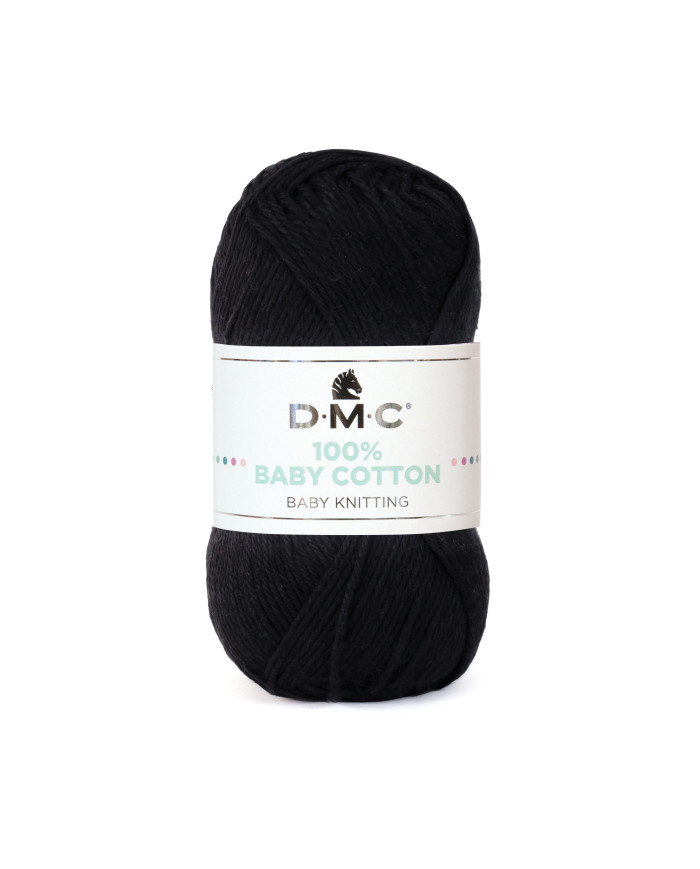FILATO DMC BABY COTTON (GOM 50 G.) COL 775 NERO