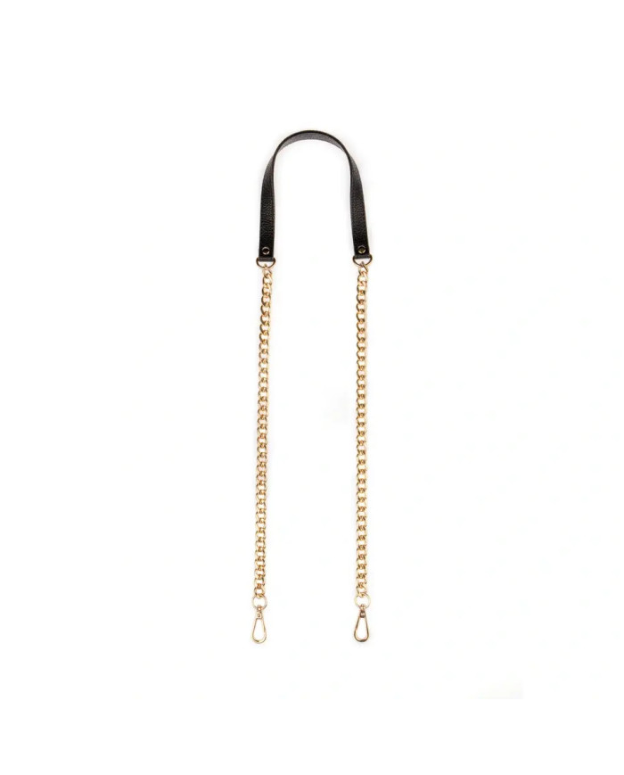 CATENA PER BORSE WHITNEY NERO ORO (CM 109.5 CM)