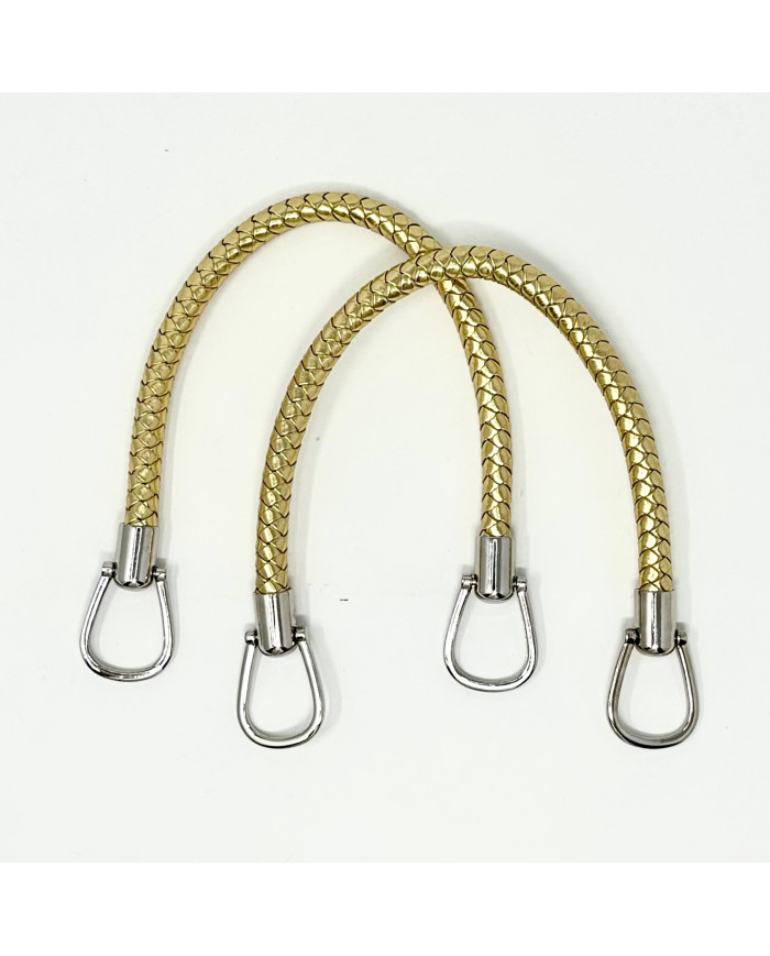 MANICI BORSA BM FINTA PELLE CM 40 COL 40 ORO