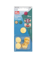 BOTTONI DA RICOPRIRE SENZA ATTREZZO 19 MM (5 PZ)