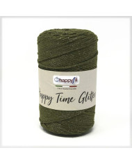 FILATO HAPPY TIME GLITTER 250G. 200M. 162 MILITARE