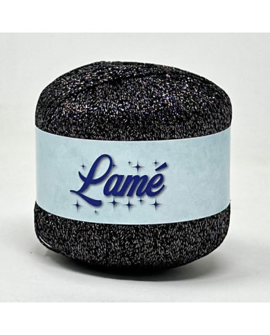 FILATO LAME SILKE (10 GOM X 25 G.) 625 NERO